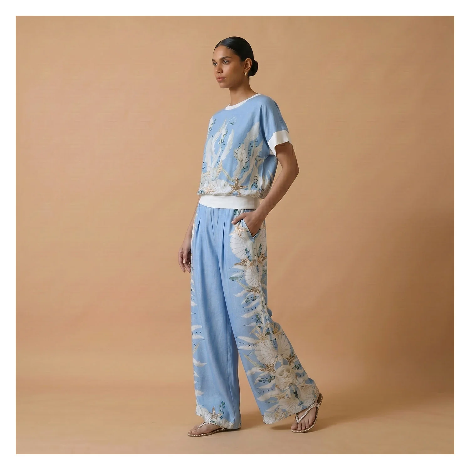 AQUARIUS WIDELEG PANTS - Image 4