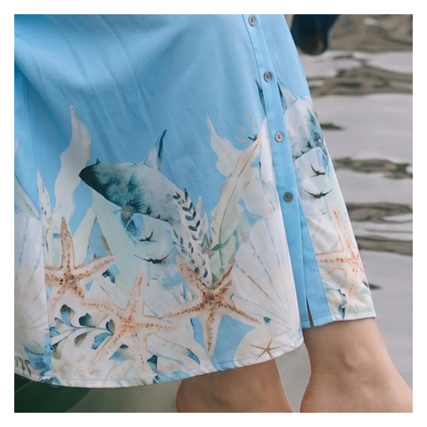 FRAGRANCE SHIRT DRESS WITH CAMY - Image 5