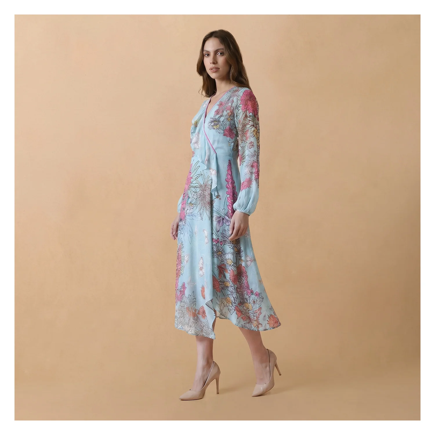 ORBEL WRAP DRESS - Image 3