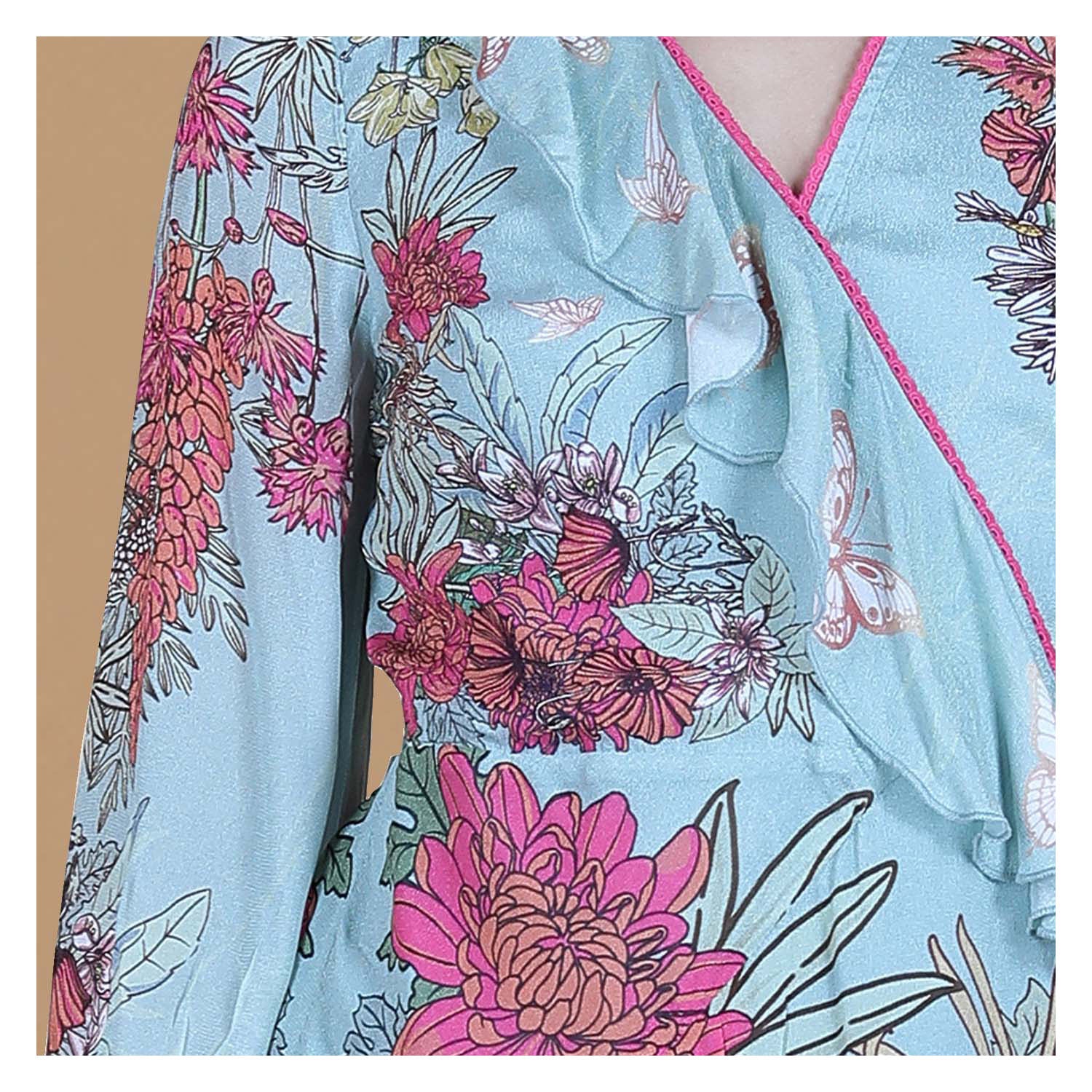 ORBEL WRAP DRESS - Image 4