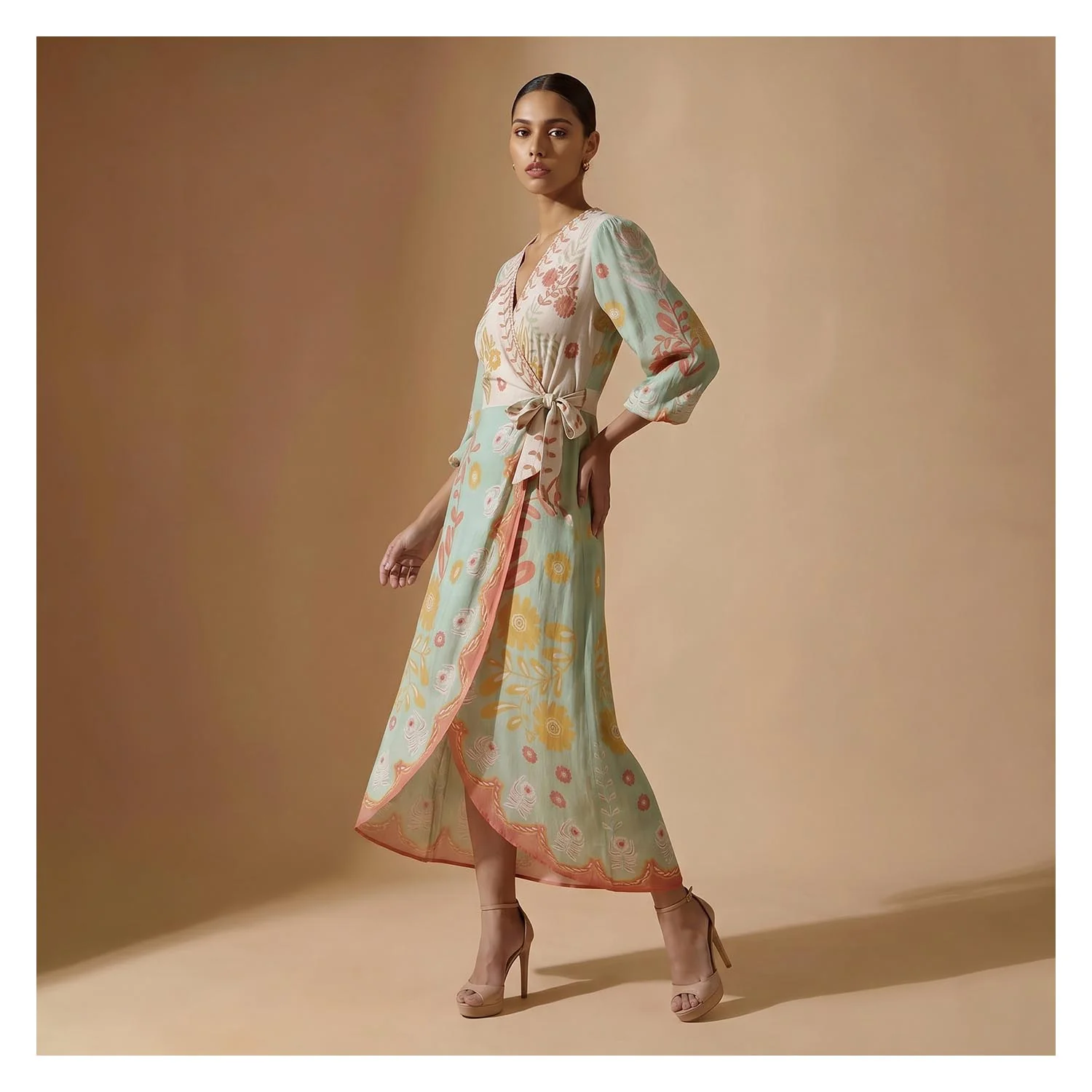 SAFREEN WRAP DRESS - Image 3