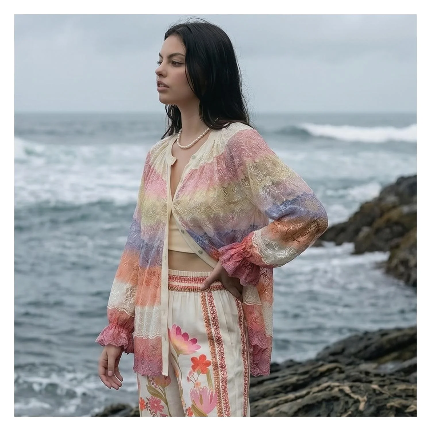 YZELLA SHIRT WITH CAMY - Image 4